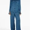 Pants>BURBERRY Alex Silk Logo Pattern Trousers