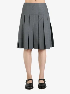 Skirts>SHUSHU/TONG A-line Pleated Skirt