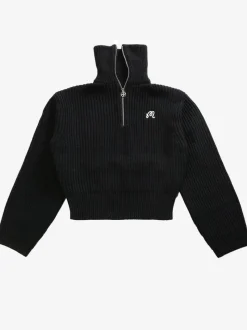 Knitwear>MALBON Anais Quarter Zip Knit Sweater