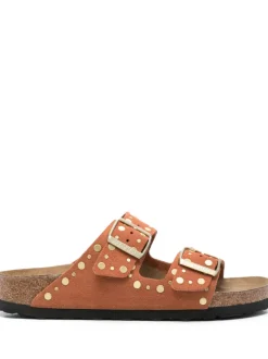 Sandals>BIRKENSTOCK Arizona Rivet Suede Sandals