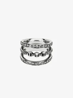 Jewelry>HOORSENBUHS Asset Triple Band With Diamonds