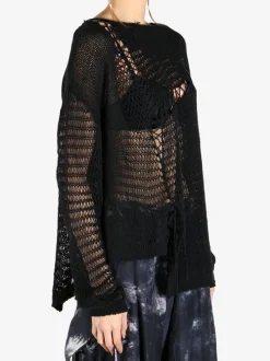 Tops>Y'S Asymmetric Long Sleeve Top