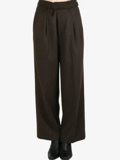 Pants>AURALEE Baby Camel Flannerl Slacks