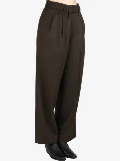 Pants>AURALEE Baby Camel Flannerl Slacks
