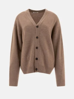 Knitwear>AURALEE Baby Cashmere Knit Cardigan