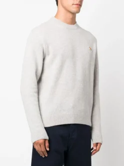 Knitwear>MAISON KITSUNE Baby Fox Patch Regular Jumper