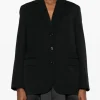 Jackets & Coats>SIMONE ROCHA Back Cut Out Bow Detail Jacket