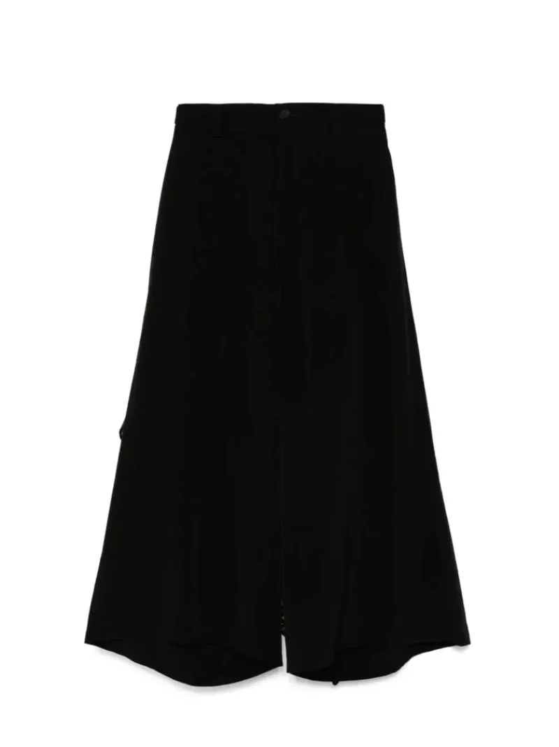Pants>YOHJI YAMAMOTO Backside Draped D Pants