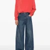 Jeans | Jeans>ERL Baggy Indiana Distressed Woven Jeans