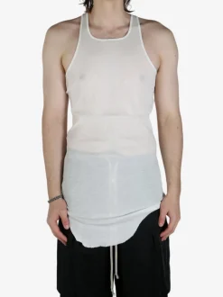 T-shirts>RICK OWENS Basic Rib Tank