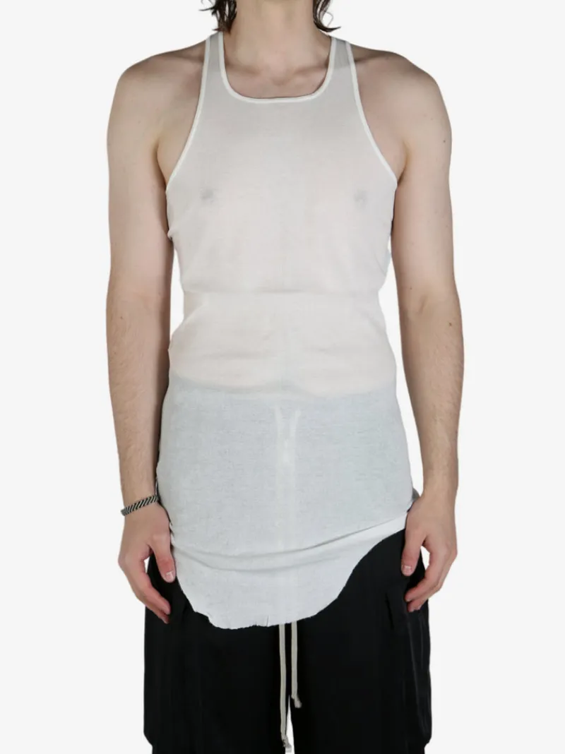 T-shirts>RICK OWENS Basic Rib Tank