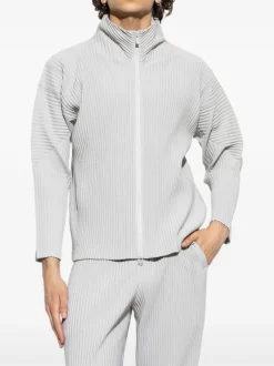 Jackets & Coats>HOMME PLISSE ISSEY MIYAKE Basics Zipup Cardigan