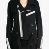 Jackets & Coats>YOHJI YAMAMOTO LIMI FEU Belt Detail Biker Jacket