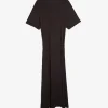 Dresses>LEMAIRE Belted Rib T-Shirt Dress
