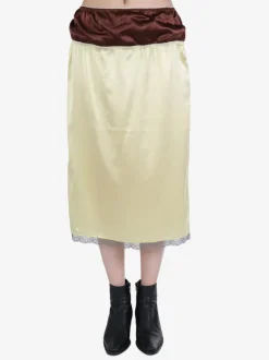 Skirts>MERYLL ROGGE Bi-Color Slip Skirt