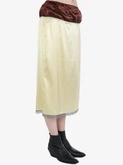 Skirts>MERYLL ROGGE Bi-Color Slip Skirt