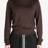 Knitwear>RICK OWENS Biker Level Sweater