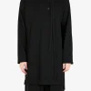 Shirts>YOHJI YAMAMOTO POUR HOMME Binder Henry Neck Tee