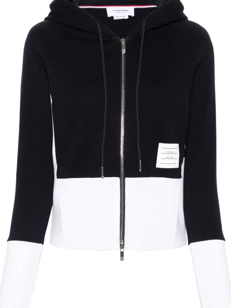 Sweats & Hoodies>THOM BROWNE Blouson Zip Up Hoodie