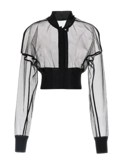 Jackets & Coats>RICK OWENS Bomber Flight Jkt Cropped