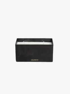 Candles & Scent>MAD ET LEN Bougie Black Block Horizontal Candle Graphite 500G