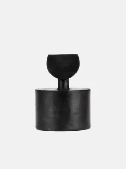 Candles & Scent>MAD ET LEN Bougie Totem Demi-Lune Petite Candle Darkwood