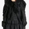 Tops>COMME DES GARCONS TAO Bow Decorated V-neck Loose Blouse