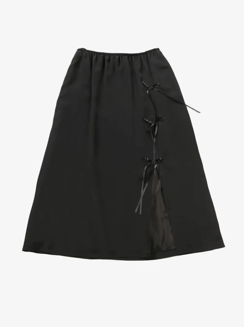 Skirts>SIMONE ROCHA Bow Slit Column Skirt