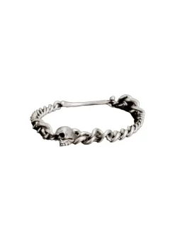 Jewelry | Jewelry>WERKSTATT MUNCHEN Bracelet Fine Skull M2601 TW
