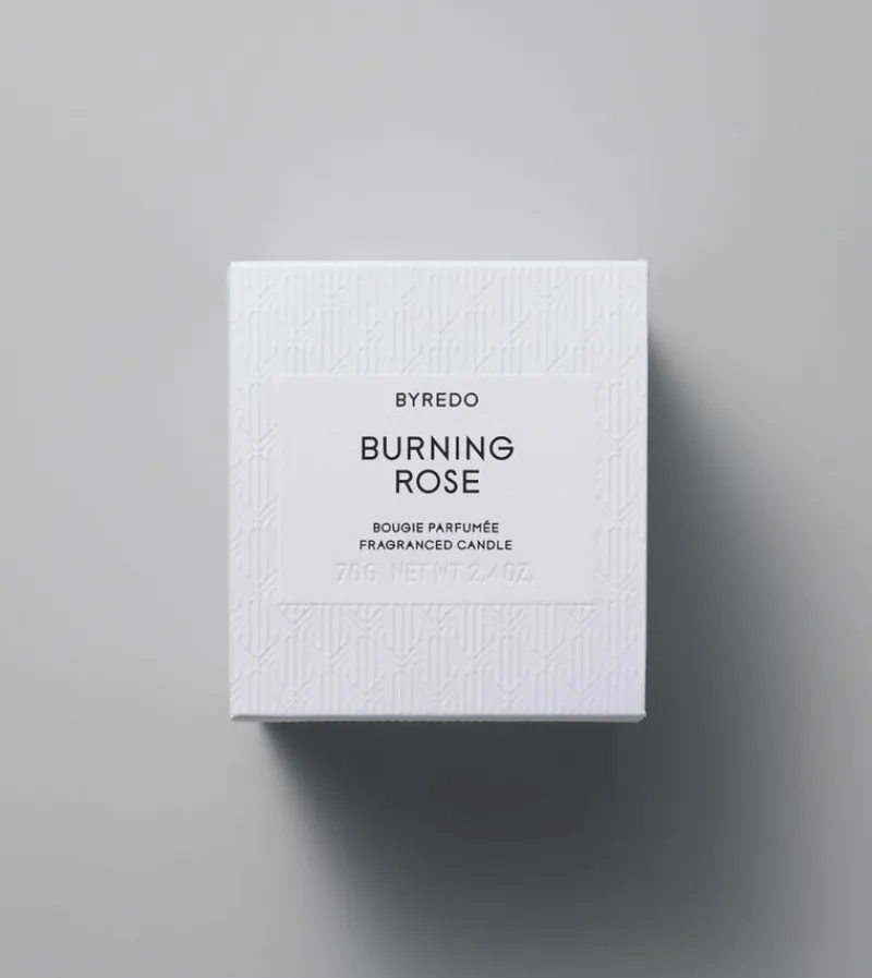 Candles & Scent>BYREDO Burning Rose Mini Fragrance Candle