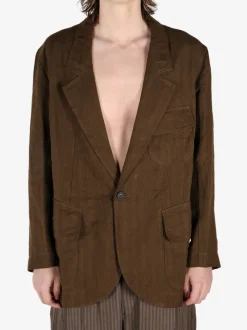 Jackets & Coats>ZIGGY CHEN 1 Button Long Jacket