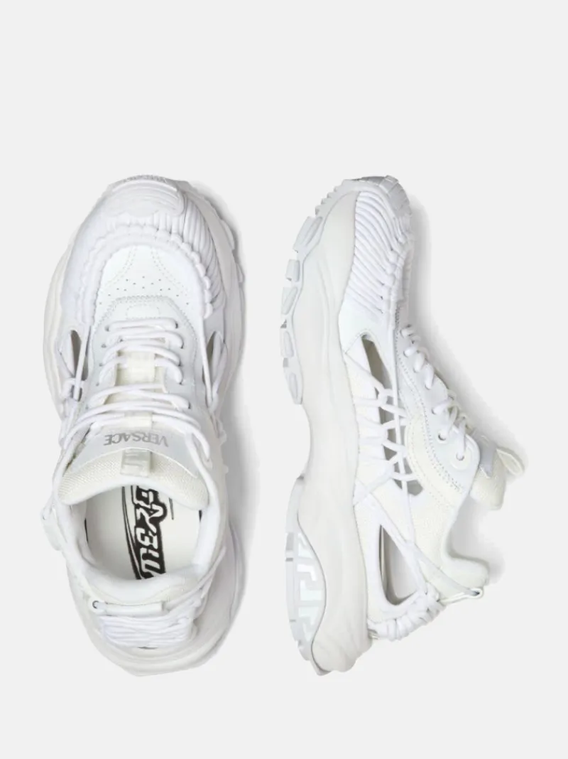Sneakers>VERSACE Calf Leather Low Top
