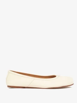 Flats>MAISON MARGIELA Calfskin Tabi Ballet Flats
