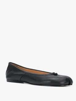 Flats>MAISON MARGIELA Calfskin Tabi Ballet Flats