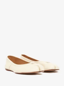 Flats>MAISON MARGIELA Calfskin Tabi Ballet Flats
