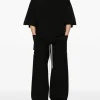 Pants>RICK OWENS DRKSHDW Canvas Creatch Wide Cargo Drawstring Pants