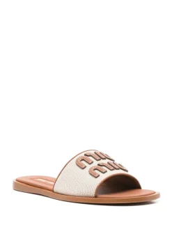 Sandals>MIU MIU Canvas Sandal