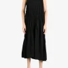 Dresses>Y'S Chain Stitch Cut Long Dress