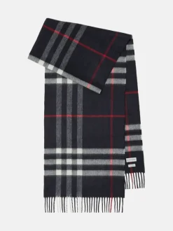 Scarves | Scarves>BURBERRY Check Cashmere Scarf