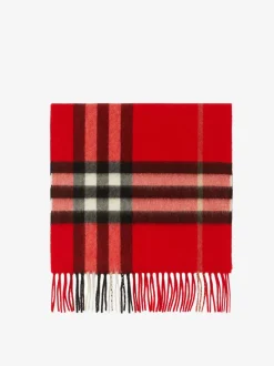 Scarves | Scarves>BURBERRY Check Cashmere Scarf