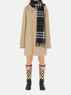 Scarves | Scarves>BURBERRY Check Cashmere Scarf