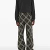 Pants>BURBERRY Check Jogging Pants