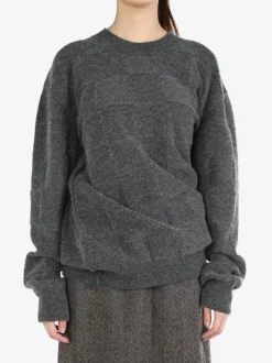 Tops>UMA WANG Check Long Sleeve Top