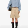 Shirts>MIU MIU Check Shirt