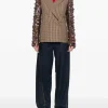 Jackets & Coats>DRIES VAN NOTEN Checked Embroidered Blazer