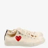 Sneakers | Sneakers>COMME DES GARCONS PLAY X CONVERSE Chuck Taylor 70 Small Red Heart Low Top Sneakers