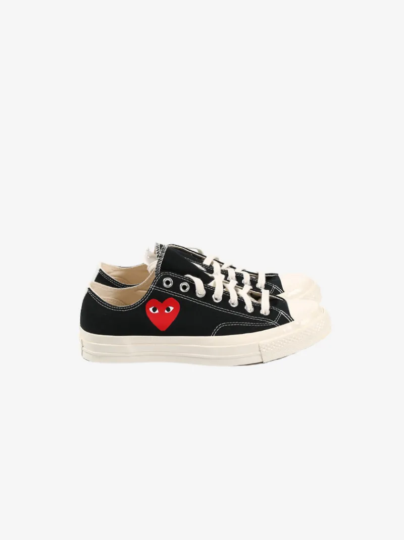 Sneakers | Sneakers>COMME DES GARCONS PLAY X CONVERSE Chuck Taylor 70 Small Red Heart Low Top Sneakers