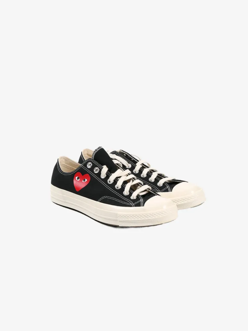 Sneakers | Sneakers>COMME DES GARCONS PLAY X CONVERSE Chuck Taylor 70 Small Red Heart Low Top Sneakers