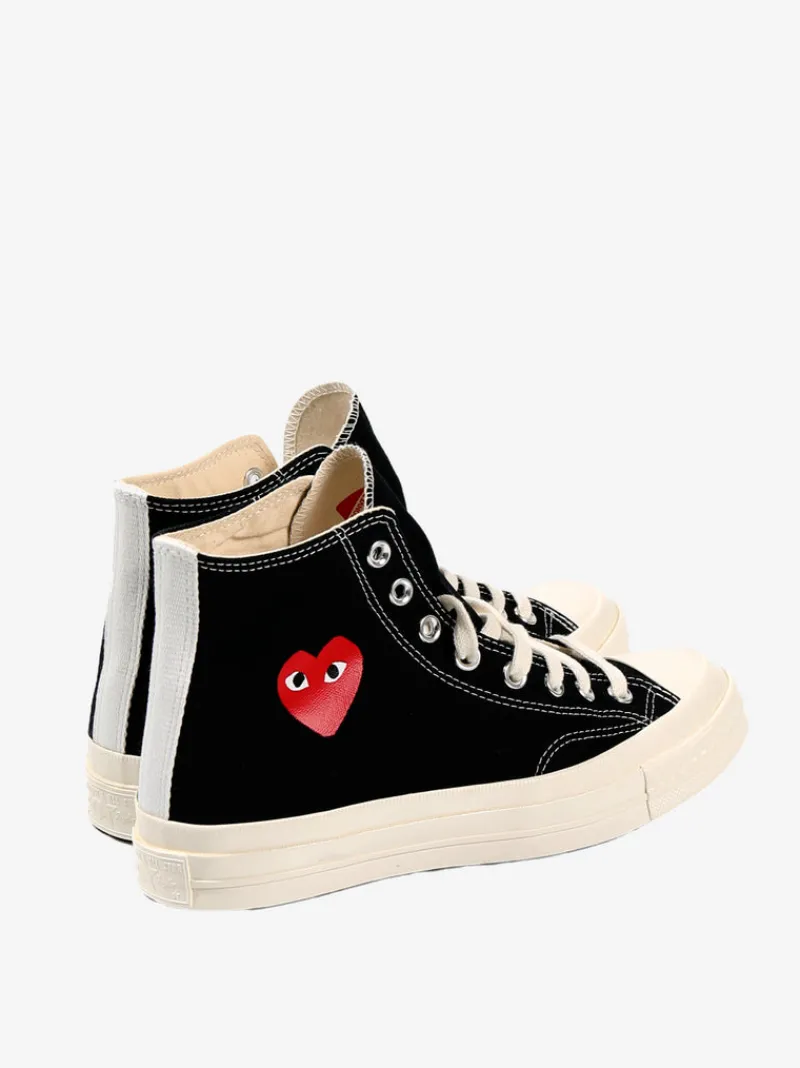 Sneakers | Sneakers>COMME DES GARCONS PLAY X CONVERSE Chuck Taylor 70 Small Red Heart High Top Sneakers