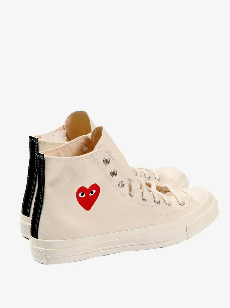 Sneakers | Sneakers>COMME DES GARCONS PLAY X CONVERSE Chuck Taylor 70 Small Red Heart High Top Sneakers